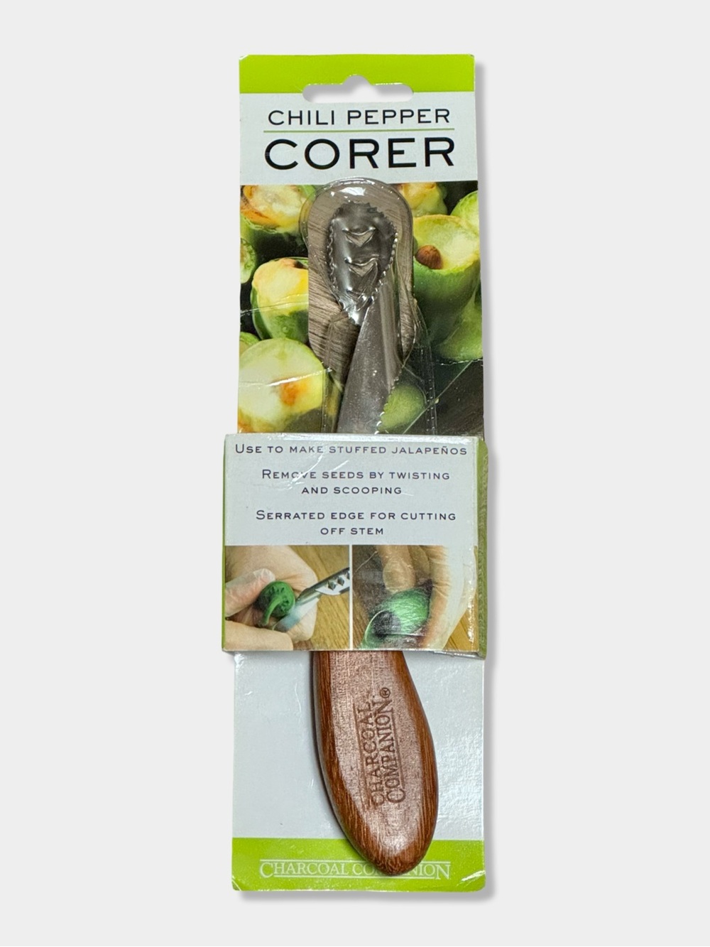 Stuffed Jalapeno Poppers Hot Chili Pepper Serrated Seed Vein Remover Corer Tool